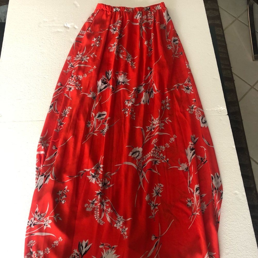 Dress Forum red floral maxi skirt - Picture 7 of 11